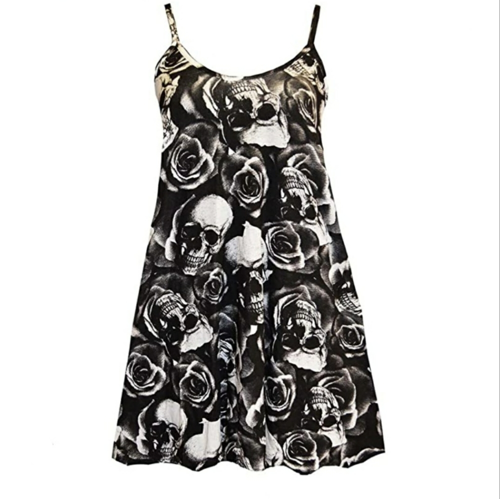 Women's XXL Skull Tank Top